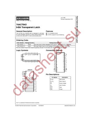 74ACT843SC datasheet  